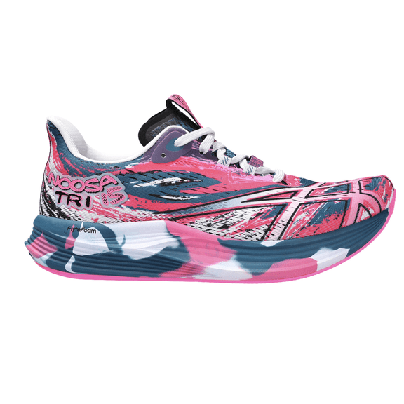 ASICS Women's Noosa TRI 15 Running Shoes, Size 5 US ( Standard ), RESTFUL Teal/HOT Pink