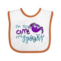 Inktastic I'm So Cute Its Spooky Cute Halloween Spider Boys or Girls Baby Bib