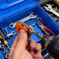 thumbnail image 6 of Outdoor Drill Bit Guide RailTool, V-Groove Drill Guide, Multi-Size Locator for Wall, Wood, Metal, Plastic,10x8x5cm, Orange, 6 of 6