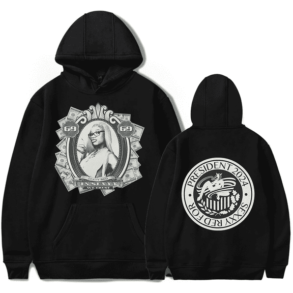 Sexyy Red Merch Hoodie 69 Cash Photo Hoodies Pullover Rapper For Fans Men Women Sweatshirt Long Sleeve Streetwear