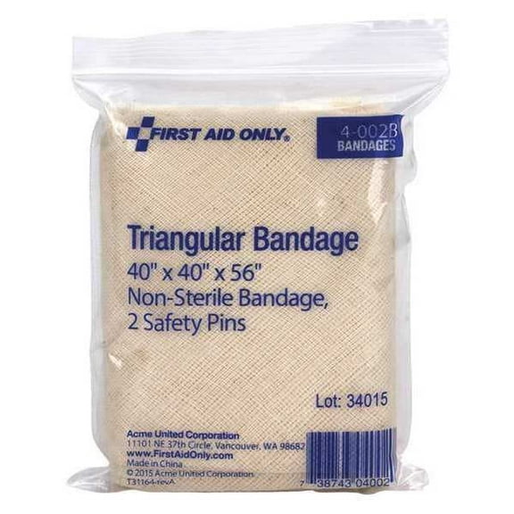 First Aid Only Bandage, Flesh, No, Muslin Blend 4-002B