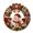 Multicolor-D, variant on Christmas Pearl & Diamond Art Kit with LED String Lights 10 Inch Suncatcher Wreath with Pearl Beads