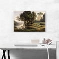 thumbnail image 2 of ARTCANVAS Italian Landscape 1835 Canvas Art Print by Jean-Baptiste-Camille Corot - Size: 26" x 18" (1.50" Deep), 2 of 9