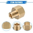 thumbnail image 4 of Conector de manguera de latón adaptador de acoplador M22x1.5 a M14x1.5 de Unique Bargains, 4 of 7