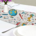 thumbnail image 4 of Yayeee Table Runner 70 inches Long Home Kitchen Dinning Party Decoration, Colorful School, 4 of 7