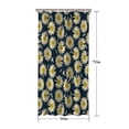 thumbnail image 5 of Darkblue Daisy Flower Yellow Centers Pattern Shower Curtain 36"x72" ,Bathroom Decorative Shower Curtains Set with 12 Hooks,Modern Waterproof Washable Shower Curtain, 5 of 6