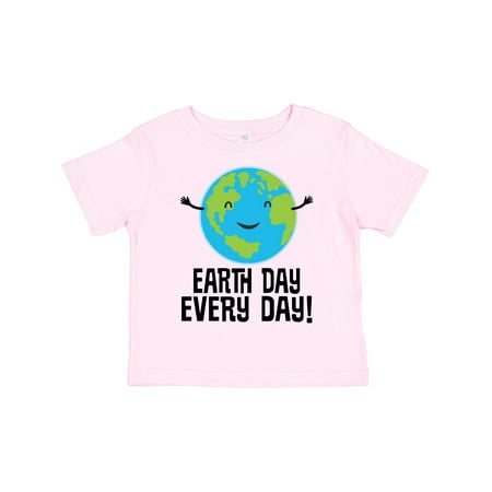 

Inktastic Earth Day Every Day Planet Gift Toddler Boy or Toddler Girl T-Shirt