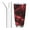 Straw Three-piece Set, variant on Logiee Red Line Print 20OZ Car Cup with Lid, Stainless Steel Vacuum Insulated Double Wall Travel Tumbler, Durable Insulated Coffee Mug,Thermal Cup with Straw-Straw Three-piece Set