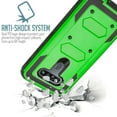 thumbnail image 4 of for LG K51 Q51 Phone Case Dual Layer Full-Body Rugged Clear Back Case Drop Resistant Shockproof Case with Built In Screen Protector (Green), 4 of 4