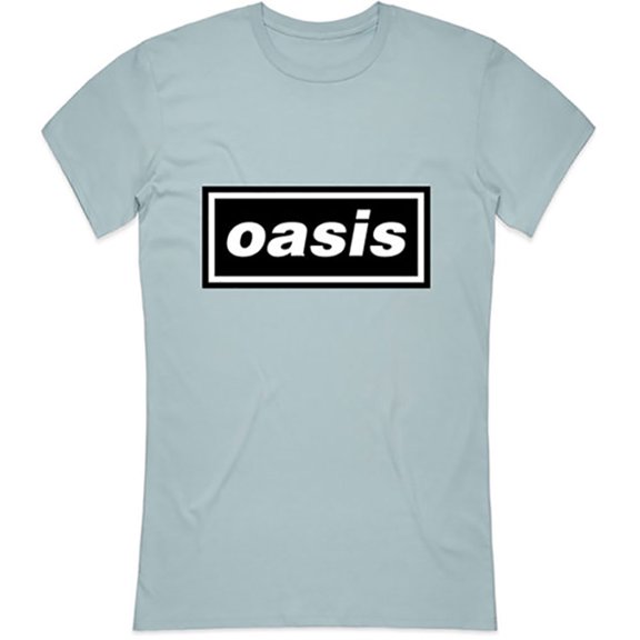 Oasis Ladies T-Shirt: Decca Logo (Large)