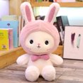 thumbnail image 1 of Lovely Hug Peluches para niños, Conejo Súper Kawaii, Tiburón Lindo, Osito de Peluche, Almohada Suave de Acompañamiento, Muñecas de Regalo de Cumpleaños, 25-60 cm, 1 Pieza, 1 of 5