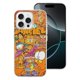 thumbnail image 2 of Funda de TPU Garfield para iPhone 16 Pro: ultrafina, a prueba de golpes, antiamarilleo, resistente a arañazos, compatible con carga inalámbrica, agarre mejorado, estilo transparente., 2 of 7