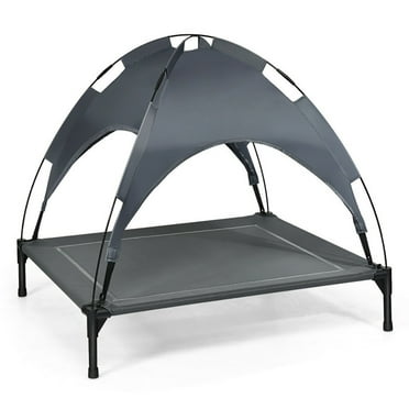 Kadyn Pet Couch Bed, Dog Bed, Pet Bed, Portable Elevated Outdoor Pet Bed with Removable Canopy Shade-36 Inch