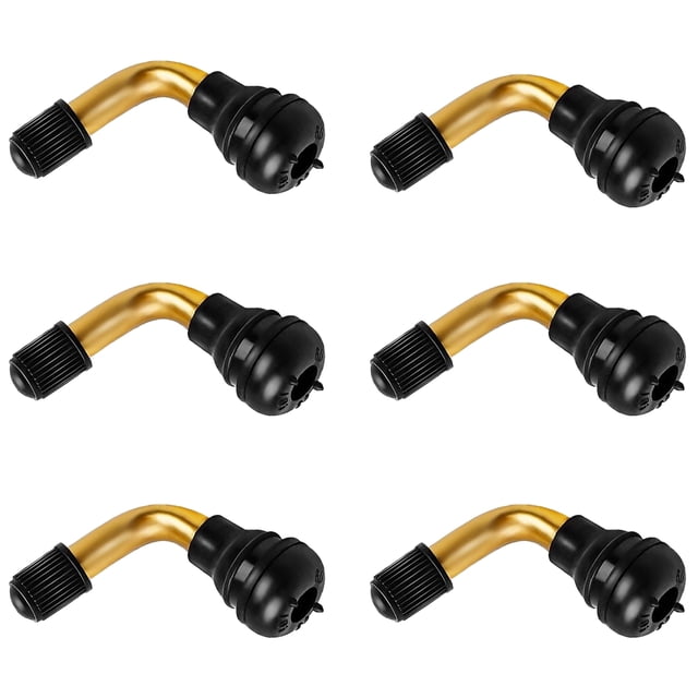 sweethay 6 unids/set mejora el manejo con vástagos de válvula de neumático fáciles de instalar cubierta de válvula de neumático sin Accesorios para motos