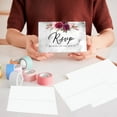 thumbnail image 4 of Koyal Wholesale 56-Pk RSVP Postcards for Wedding Fall Burgundy Florals Cardstock Response Reply Cards, "4 x 6", 4 of 5