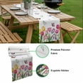 thumbnail image 5 of Tulips Spring Floral Table Runner - 70 Inch Long, Kitchen Dining Table Runner Dresser Scarves, Pastoral Flowers Butterfly Farmhouse Farmhouse Decor for Coffee Tables Wedding Party Banquet, 5 of 8