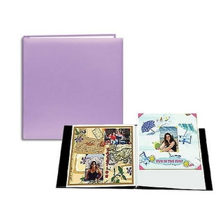 PICKMEs D.I.Y Vintage Scrapbook Kits for Adults & Kids, Hardcover Fold-Out  Scrapbook Album Including Stationery Set with Gold Embossed Stickers,  Ribbons & Journaling Supplies. (8.5 x 6, 75Pc)