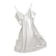 thumbnail image 2 of Camisón de verano para mujer, camisón corto de satén rockero S, 2 of 8