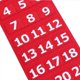 thumbnail image 4 of 1 calendario de adviento de fieltro de Papá Noel, calendario de adviento de fieltro de Papá Noel, calendario de adviento colgante de fieltro, accesorios de Navidad, decoración navideña, adornos navideños (rojo) ER, 4 of 5