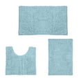 thumbnail image 2 of JingChun Bathroom Rugs Set 3 Piece Shaggy Bath Mats,Soft Absorbent Bath Rugs and U-Shaped Contour Toilet Rug with Non Slip Backing,Microfiber Bathroom Mat,Thick Floor Mat, 2 of 8