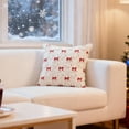 thumbnail image 6 of Decorative Throw Pillow Covers, 17.7x17.7in Bow Pillowcases, Christmas Aesthetic Room Decorative Pillow Covers for Couch Sofa Bedroom(Beige), 6 of 6