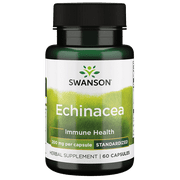 Swanson Echinacea (Standardized) 200 mg 60 Capsules