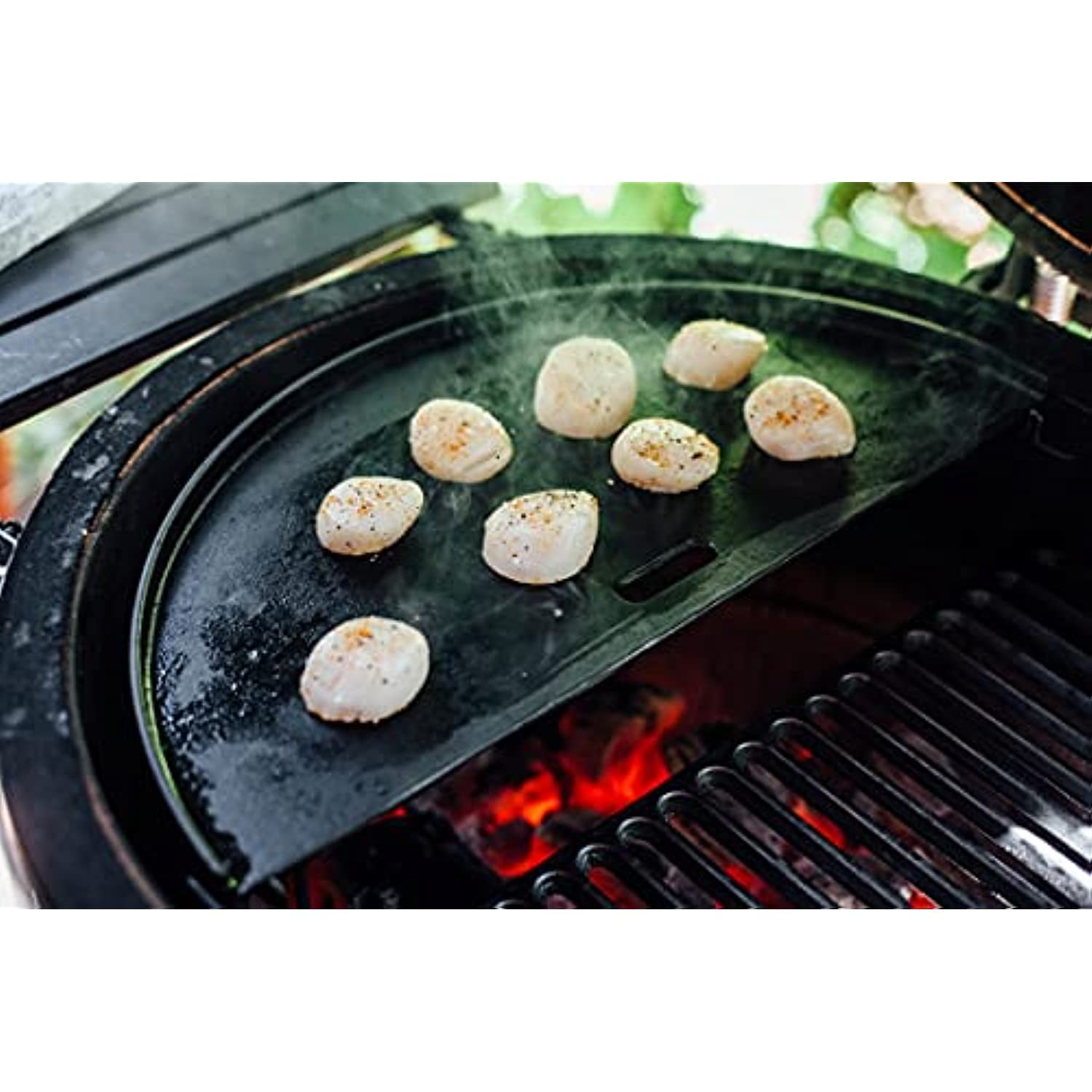 Half Moon Cast Iron Reversible Grill Griddle for 18 in. Classic Joe™