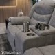 thumbnail image 4 of Salas 3-2-1 Sofá Love Seat Sillón Reclinable Confortable Boa Gris Joker Muebles R21, 4 of 5
