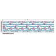thumbnail image 3 of Ambesonne Spring Fabric by the Yard Upholstery, Flowers Botanical Lines Art, 2 Yards, Pale Blue Grey and Soft Pink, 3 of 5