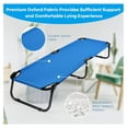 thumbnail image 5 of Camping Cot 330 LBS, Folding Cot Bed for Adults - Portable Travel Hiking Cot for Indoor & Outdoor Use (Blue), 5 of 9