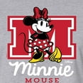 thumbnail image 3 of Disney - Minnie Mouse - Large Collegiate M - Juniors Cropped Cotton Blend T-Shirt, 3 of 5