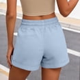thumbnail image 6 of GUACER Casual Shorts for Women with Pockets Elastic Waist Drawstring Lounge Shorts for Summer & Weekend, 6 of 7