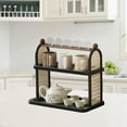thumbnail image 6 of Versatile Rack Mug Organizer Cup Display Multifunctional Plastic Construction for Bathroom Cosmetic Storage, 6 of 9