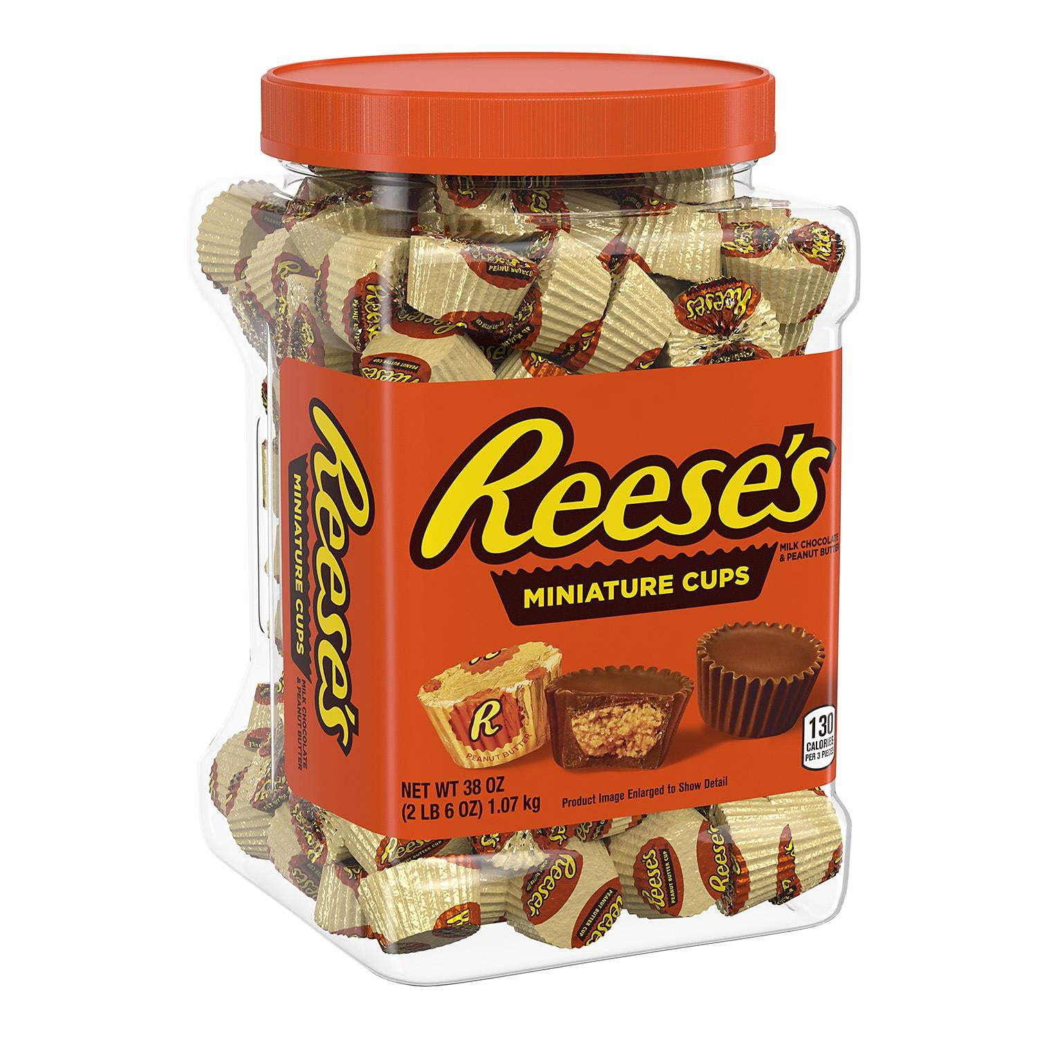 Reeses Miniatures Peanut Butter Cups 38 Oz Walmart