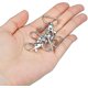 thumbnail image 1 of 50 Pcs Swivel Keyrings Clasps, Swivel Lobster Keyrings Clasps, Swivel Trigger Snap Hooks With D Ring, 1 of 3