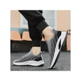 thumbnail image 4 of Fangasis Men Athletic Shoes Breathable Running Shoe Fitness Workout Sneakers Walking Comfort Trainers Grey 7.5, 4 of 9