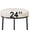 24''-White-Faux Leather, variant on MultiHaven Backless Bar Stools Set of 2,24" Counter Height Barstools with White PU Upholstered Seat for Kitchen Island