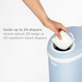 thumbnail image 6 of Ubbi Stainless Steel Diaper Pail, Odor Locking, No Special Bag Required, Award-Winning, Registry Must-Have, Cloudy Blue, 6 of 9