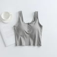thumbnail image 2 of Ruimatai Women's Summer Sleeveless Tank Top with Built-in Bra, Sexy Cami Undershirt, Comfortable Sleepwear, Stretchy & Breathable, Solid Color, 2 of 9