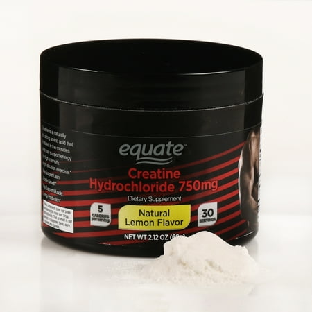 Equate Creatine, Natural Lemon Flavor, 2.12 oz