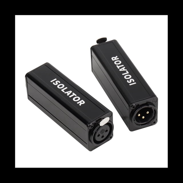 Aislador de Audio de ComúN Mono Profesional Filtrado de Ruido AcúStico para Eliminar el Adaptador de Equilibrio de Sonido Actual