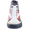 thumbnail image 2 of Polo Ralph Lauren Mens Solomon Sneaker, Red/White/Navy Multi, 10.5, 2 of 6