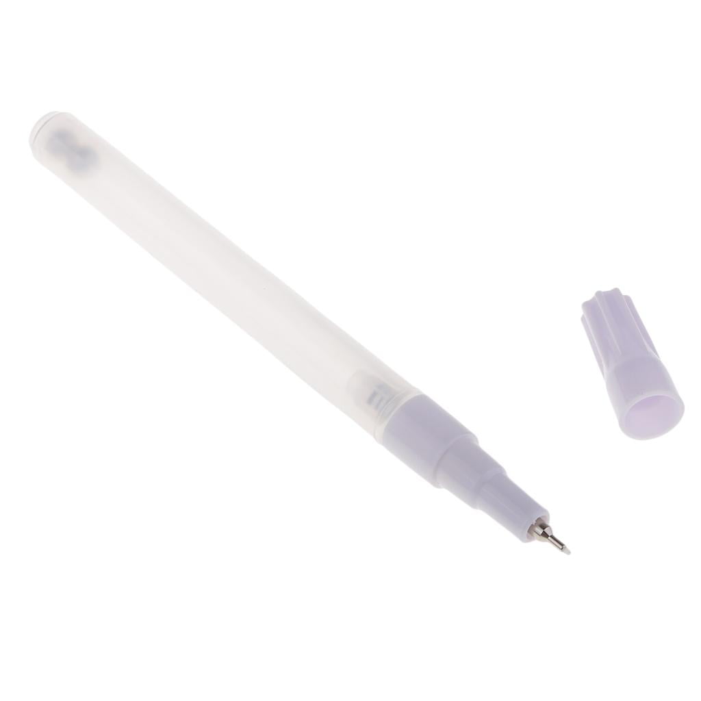 FVDPWYE 2x Plastic Colored Marker Pen, Empty Screw Connections, Ink Refill Pens