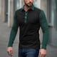 thumbnail image 1 of Mens Slim Fit Dress Shirt Long Sleeves Outdoor Casual Shirts Office Top Daily, 1 of 8