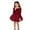 Red, variant on Fgnfyis Toddler Girls Long Sleeve Dresses with Bowknot Ruffles Velvet Dress for Christmas Party Holiday Attire Everyday Wear Comfort Fit Pink 5-6 Years