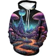 thumbnail image 4 of Sudadera con capucha con estampado de hongos y plantas en 3D para hombres y niños, ropa de calle de moda, sudaderas con capucha, suéteres de invierno unisex, ropa Harajuku, tops, 4 of 5