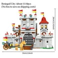 thumbnail image 3 of SALYWEE 1100+pcs Magic Ancient Castle, European Architecture Microparticle Building Block Toys, 3 of 5