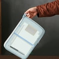 thumbnail image 5 of XWSHYW Herramientas para El Hogar Bolsa Transparente para Documentos, Bolsa de Malla para Libros, Bolsa de Almacenamiento de Documentos y Papelería, 5 of 5