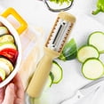 thumbnail image 6 of Baoblaze Potato Peeler Durable Household Vegetable Peeler for Cucumber Fruits Potato Yellow, 6 of 8