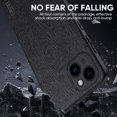 thumbnail image 3 of SaniMore for iPhone 14 Case (6.1" 2022 Release), PU Leather Anti-scratch Anti-greasy Drop-proof Soft TPU Shell Slim Fit Lightweight Wear-resistant for iPhone 14 (6.1" 2022), Black, 3 of 10